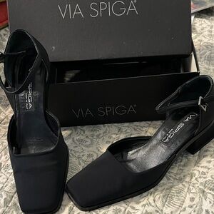 Via Spiga Black Heeled Shoes